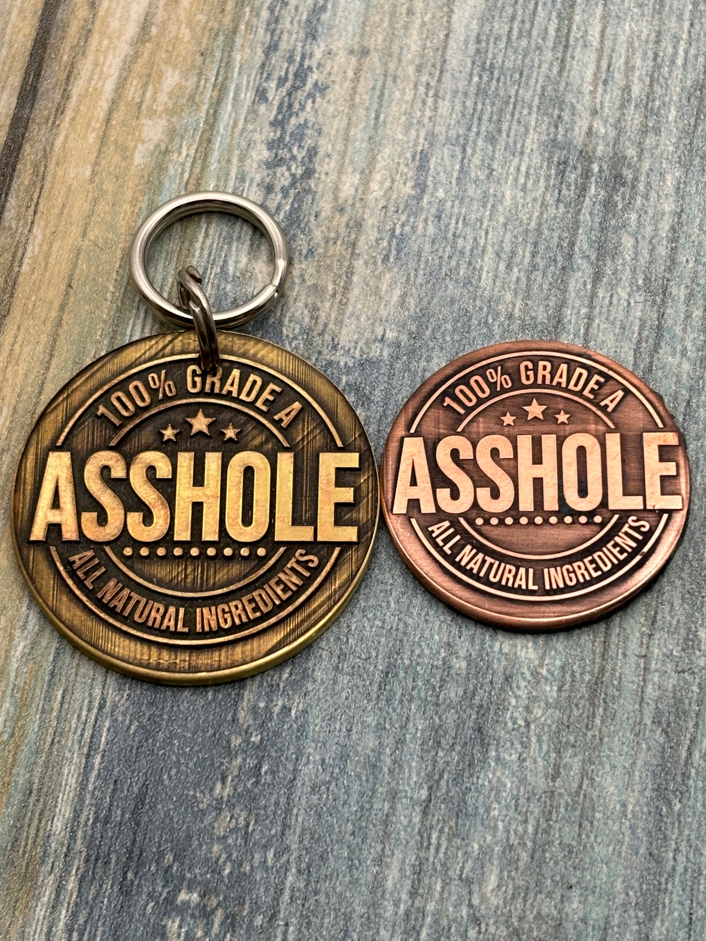 Asshole 100% Pet ID Tag