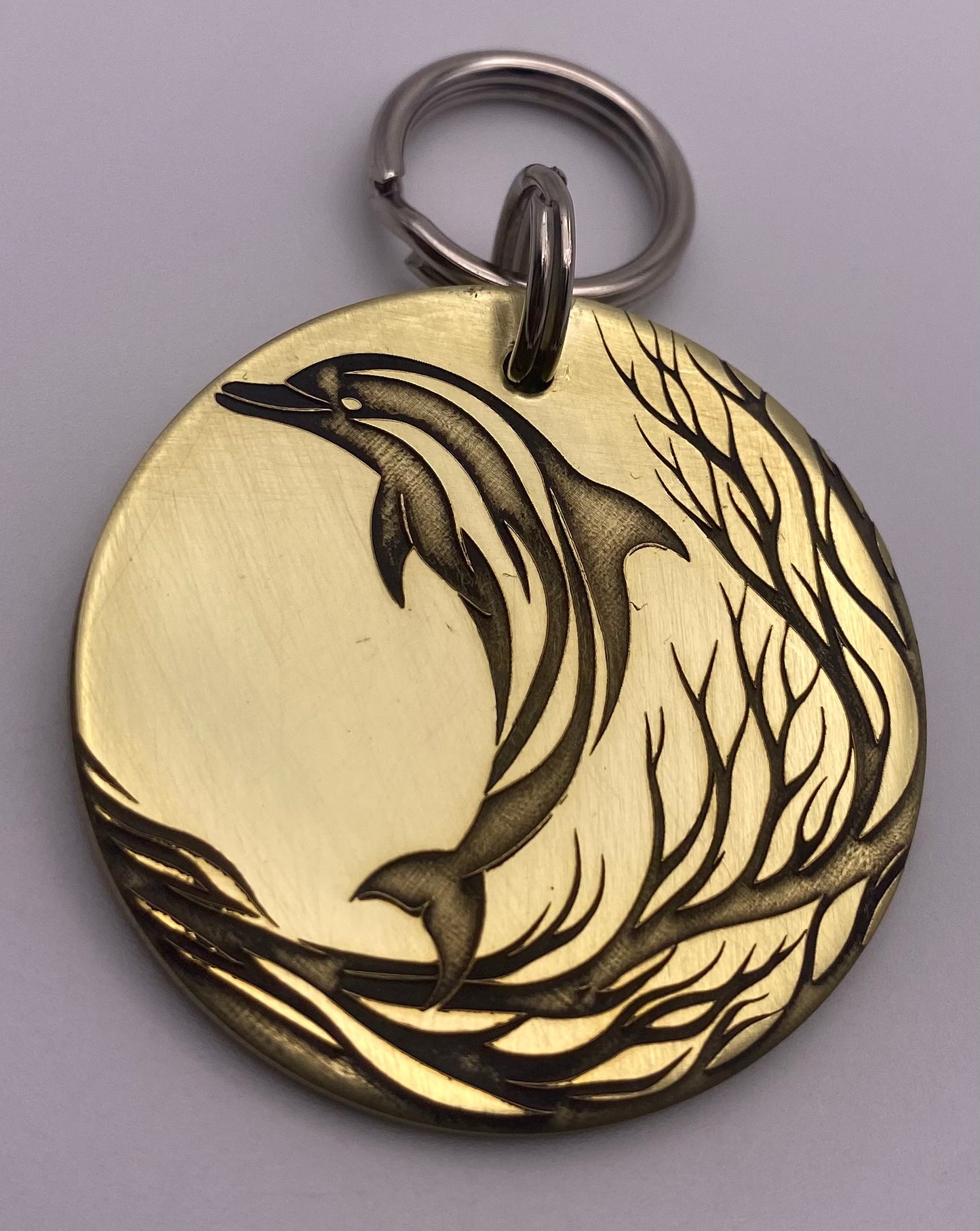 Dolphin pet tag