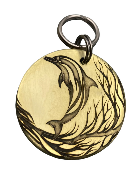 Dolphin pet tag