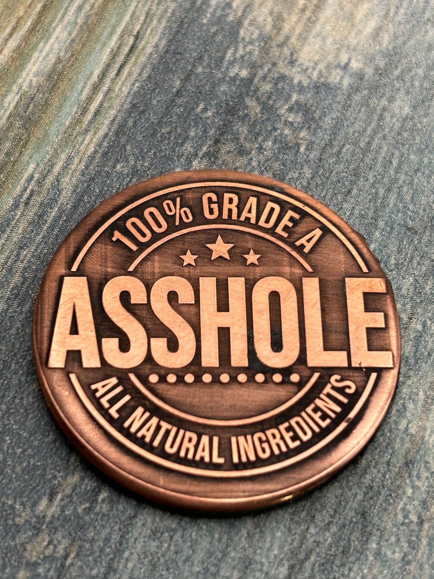 Asshole 100% Pet ID Tag