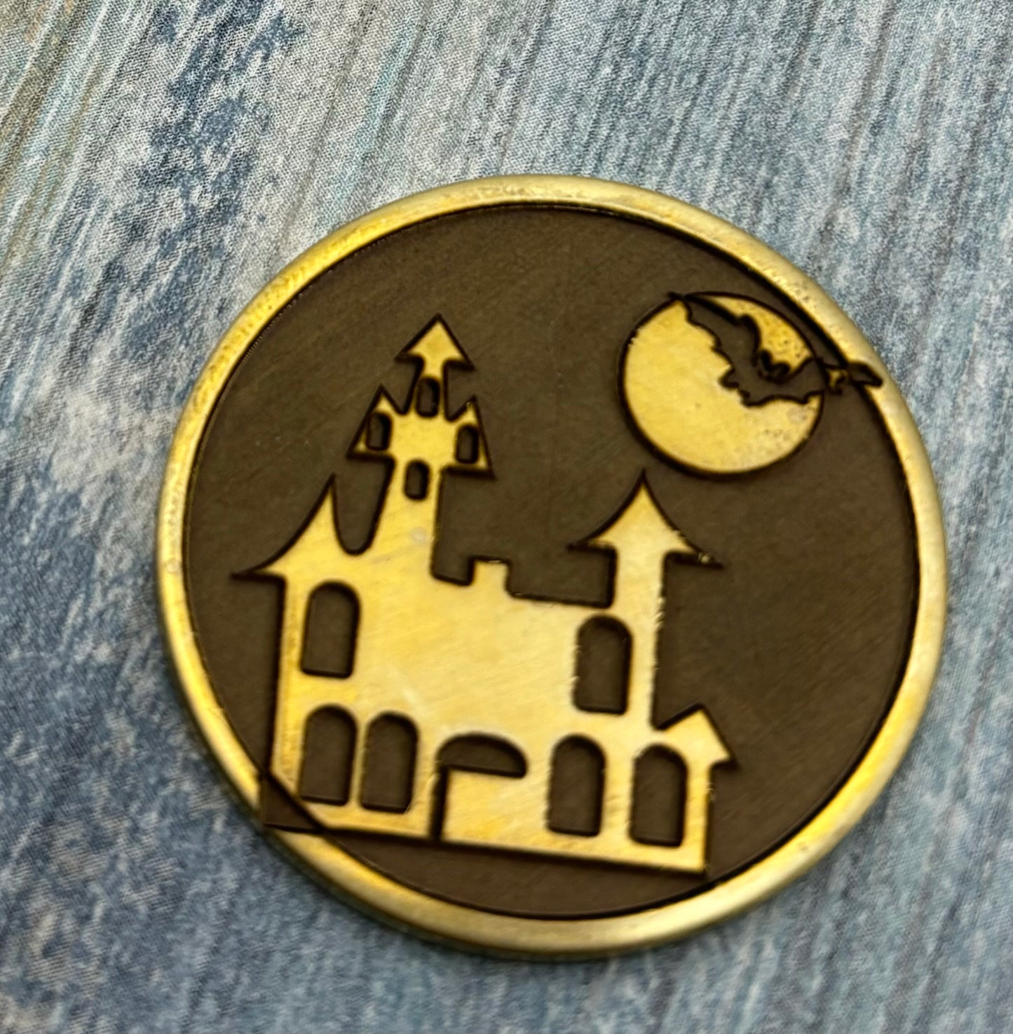 Haunted House Pet ID Tag