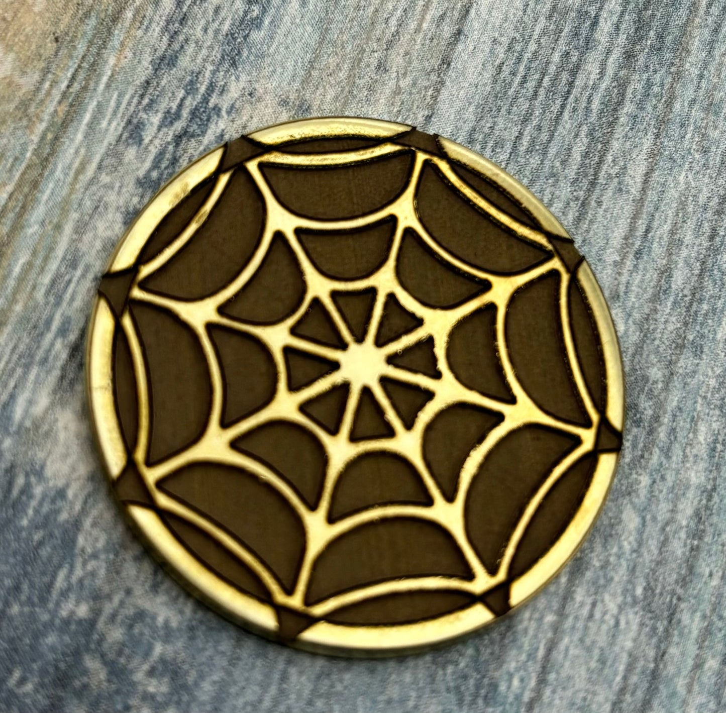 Spider Web Pet ID Tag
