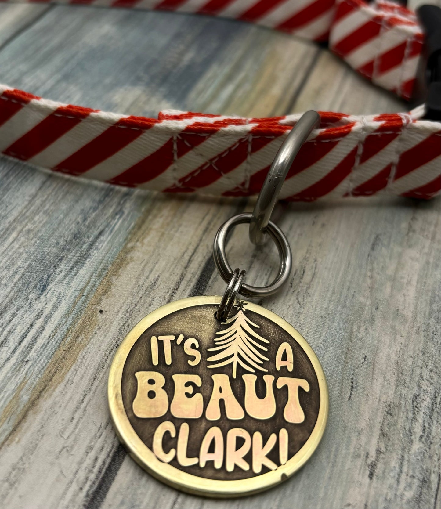It’s a Beaut Clark pet tag