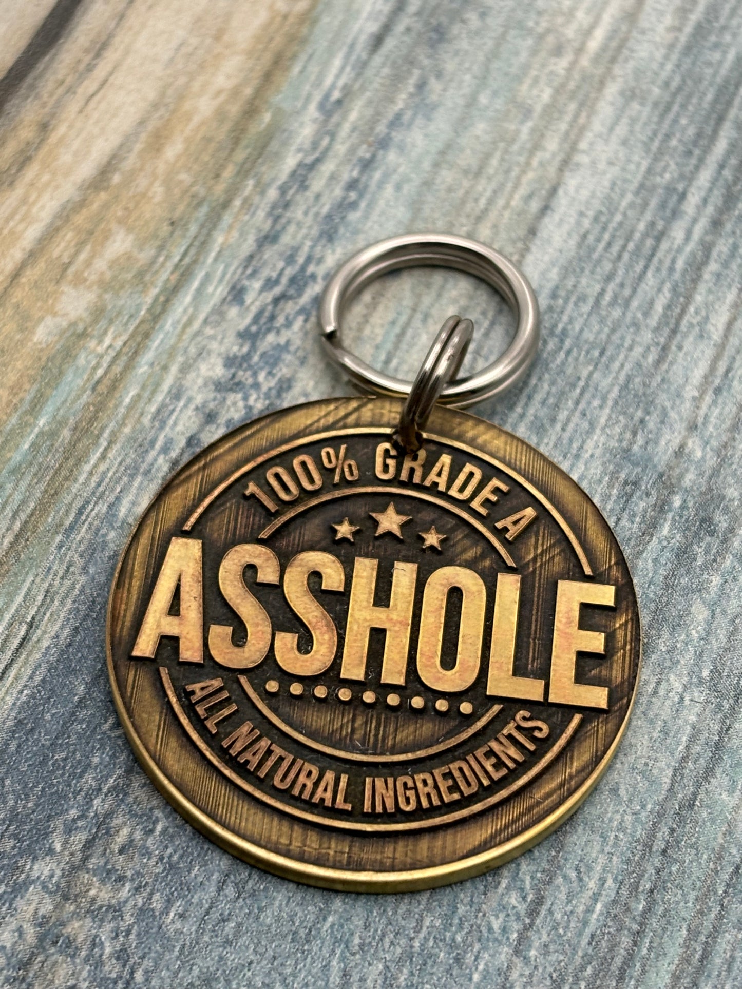 Asshole 100% Pet ID Tag