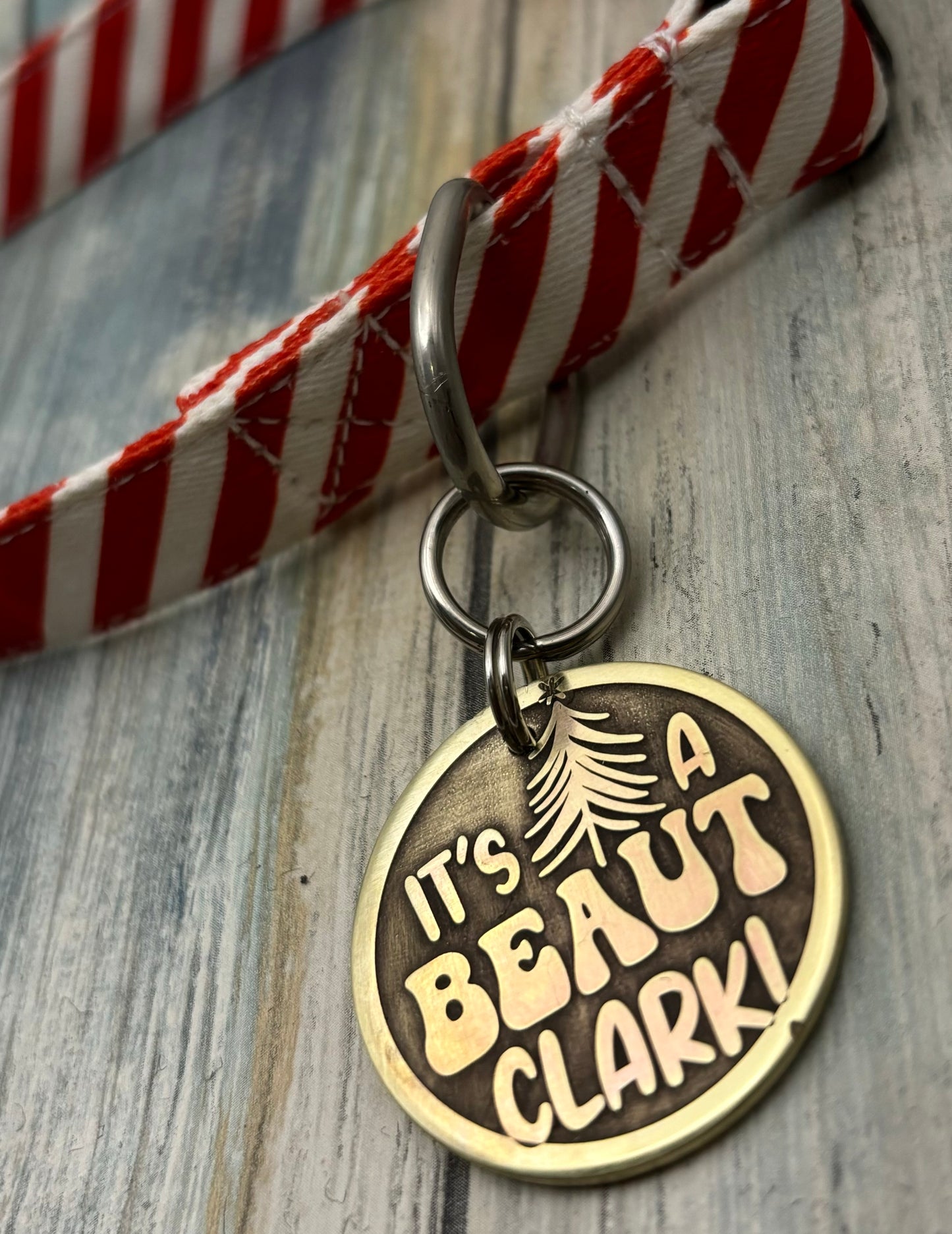 It’s a Beaut Clark pet tag