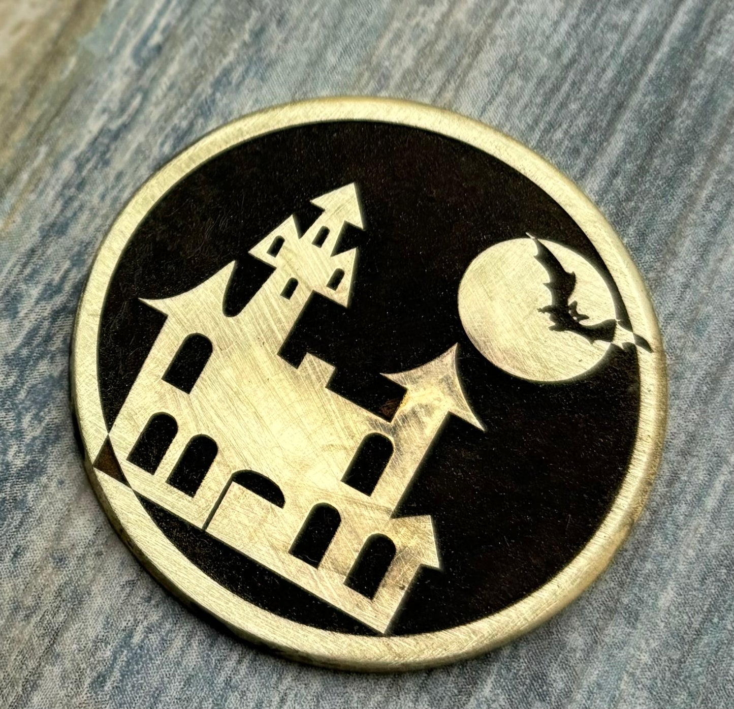 Haunted House Pet ID Tag