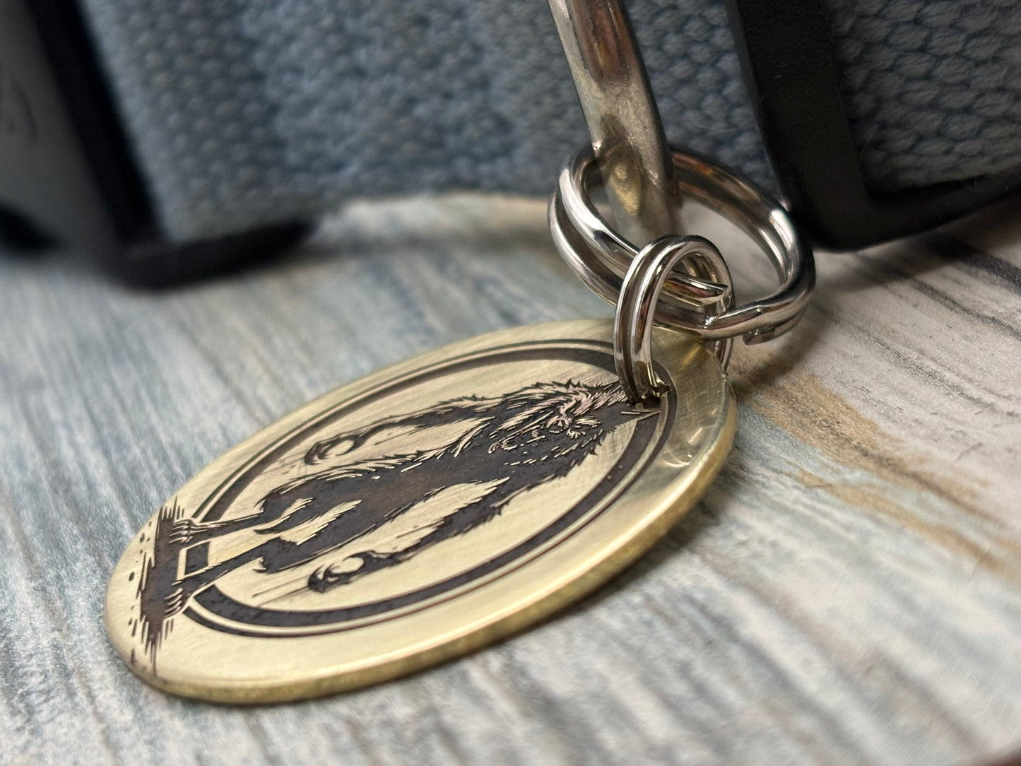Werewolf pet id tag