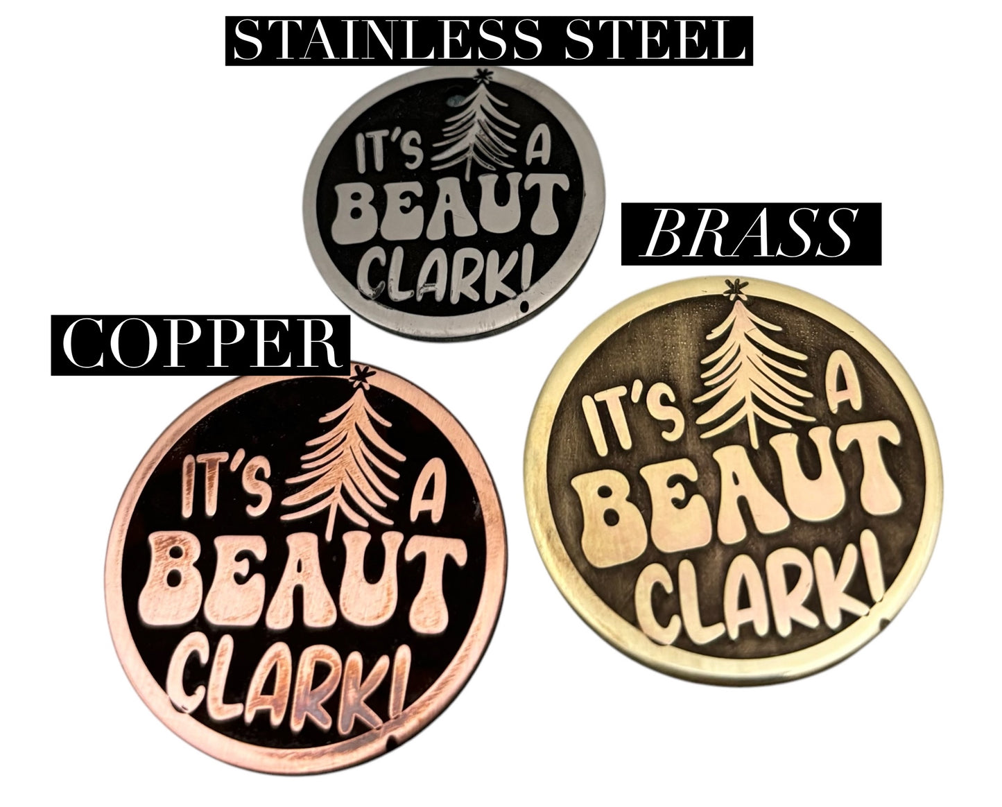 It’s a Beaut Clark pet tag