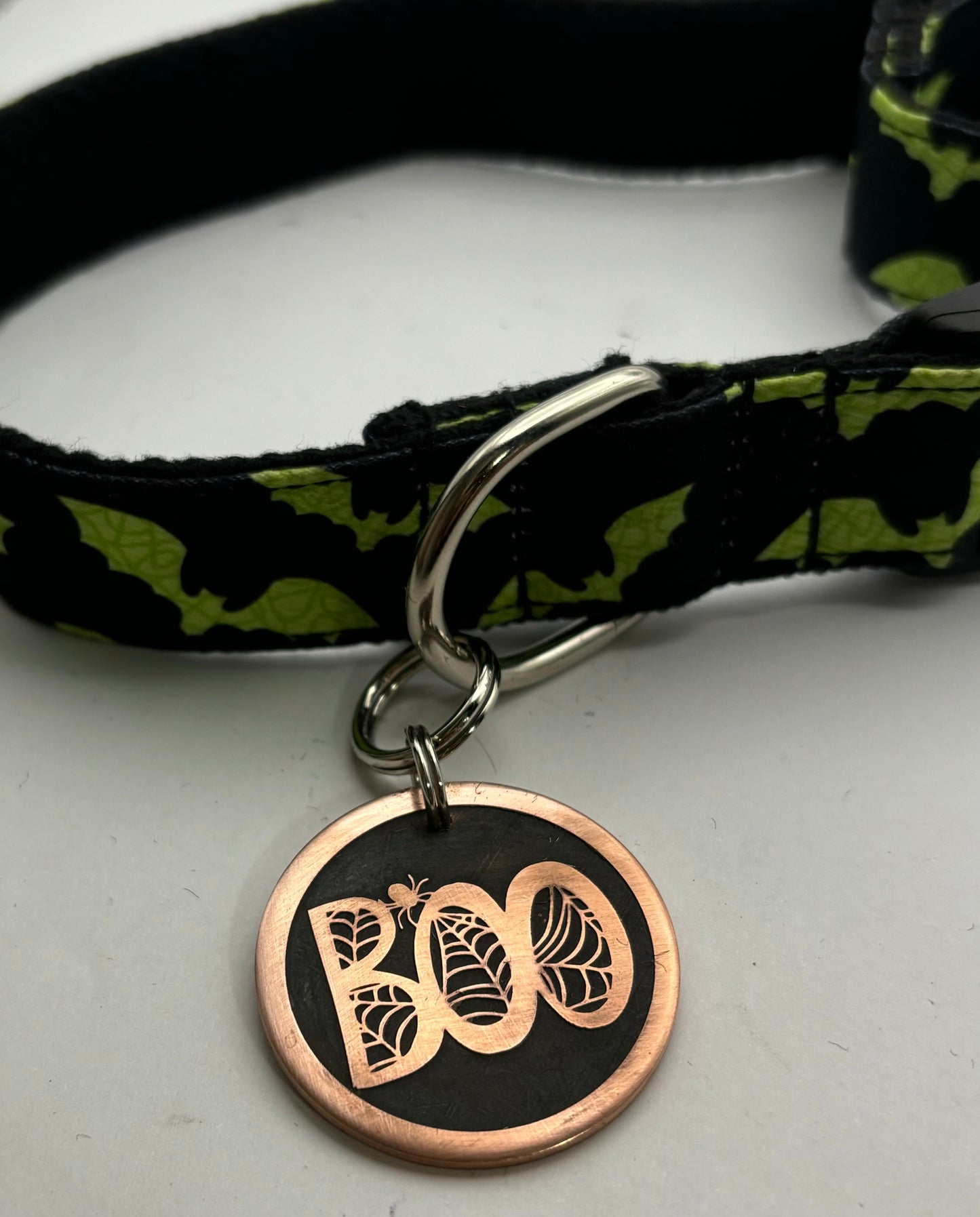 Boo Halloween Pet ID Tag