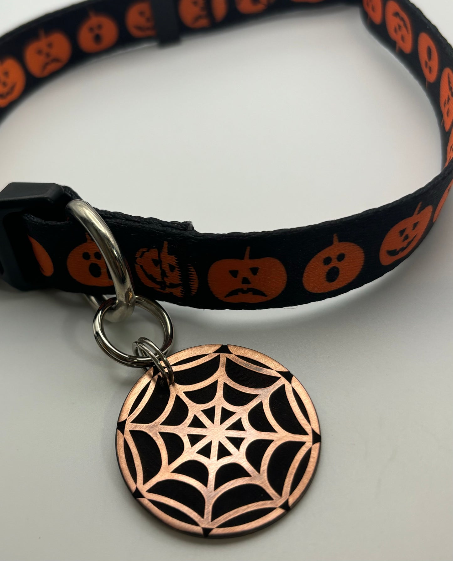 Spider Web Pet ID Tag