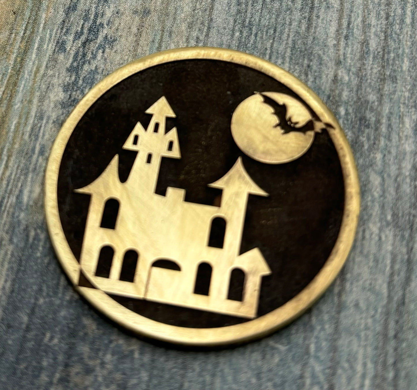 Haunted House Pet ID Tag