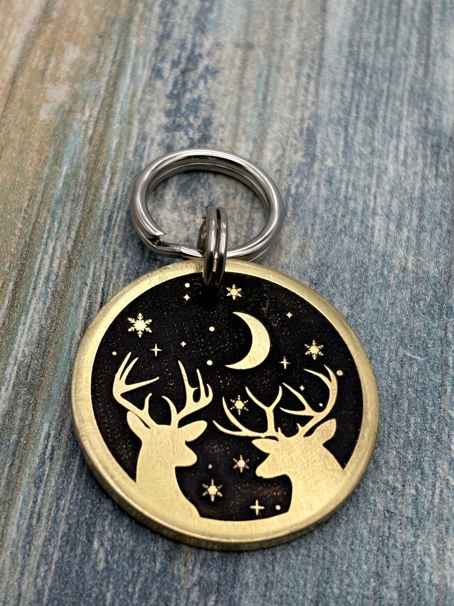 Reindeer Pet Tag