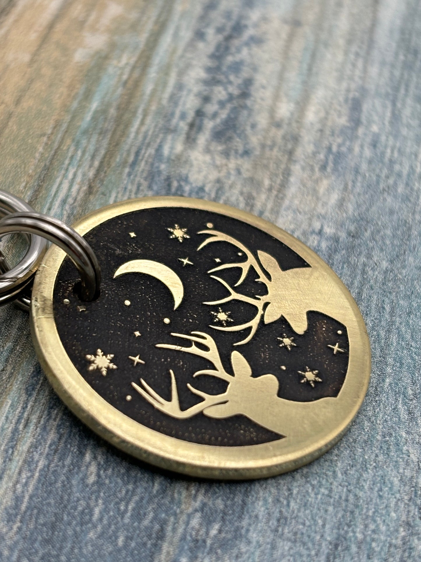 Reindeer Pet Tag