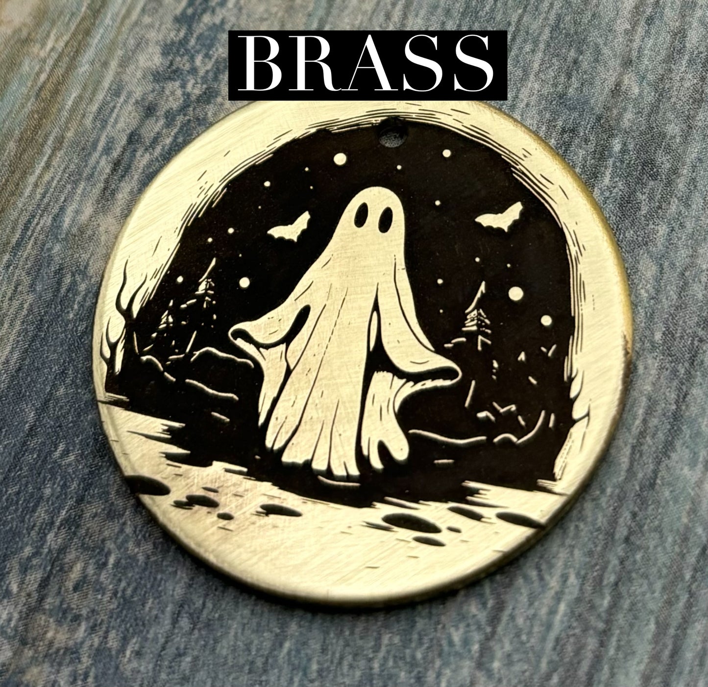 Ghost Pet ID Tag