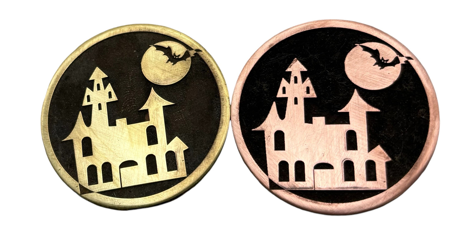 Haunted House Pet ID Tag