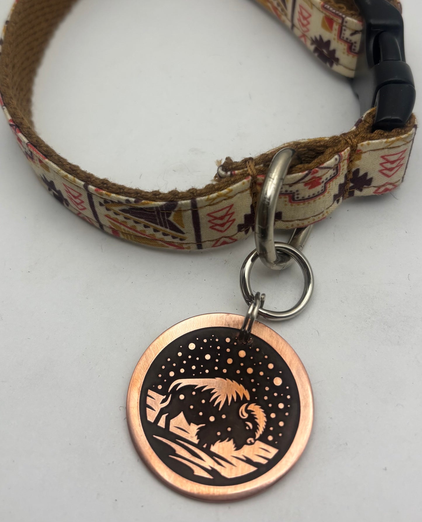 Bison Pet ID Tag