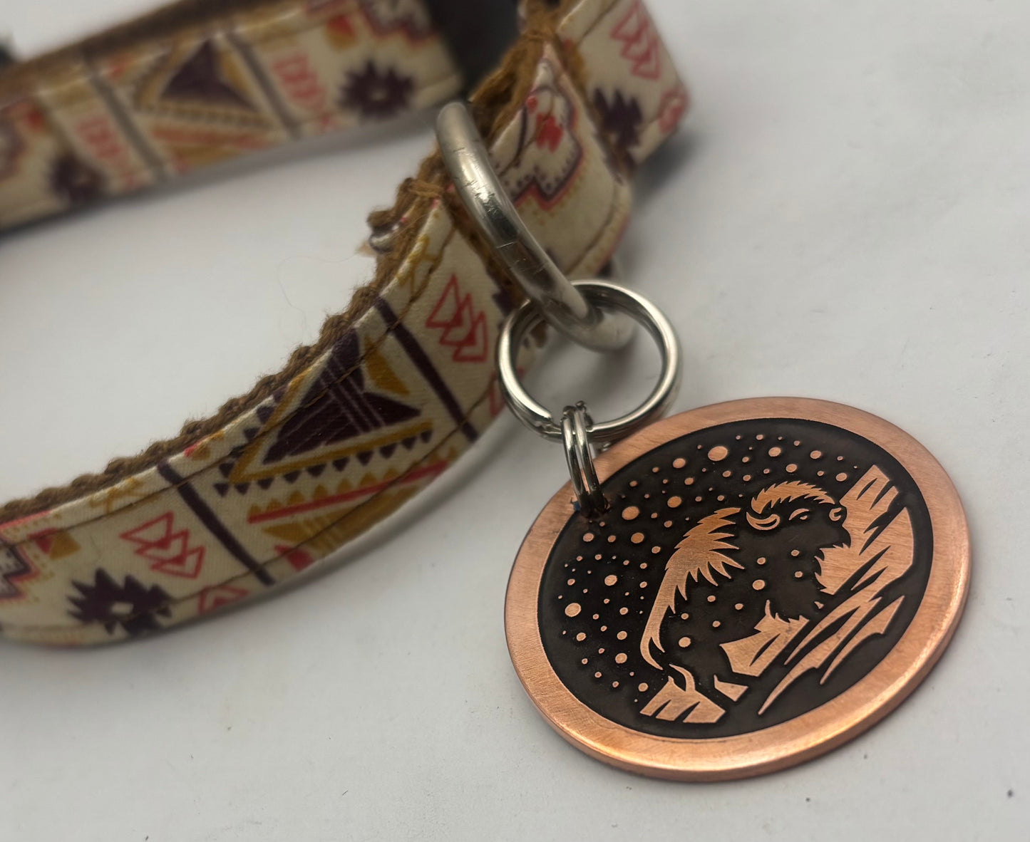 Bison Pet ID Tag