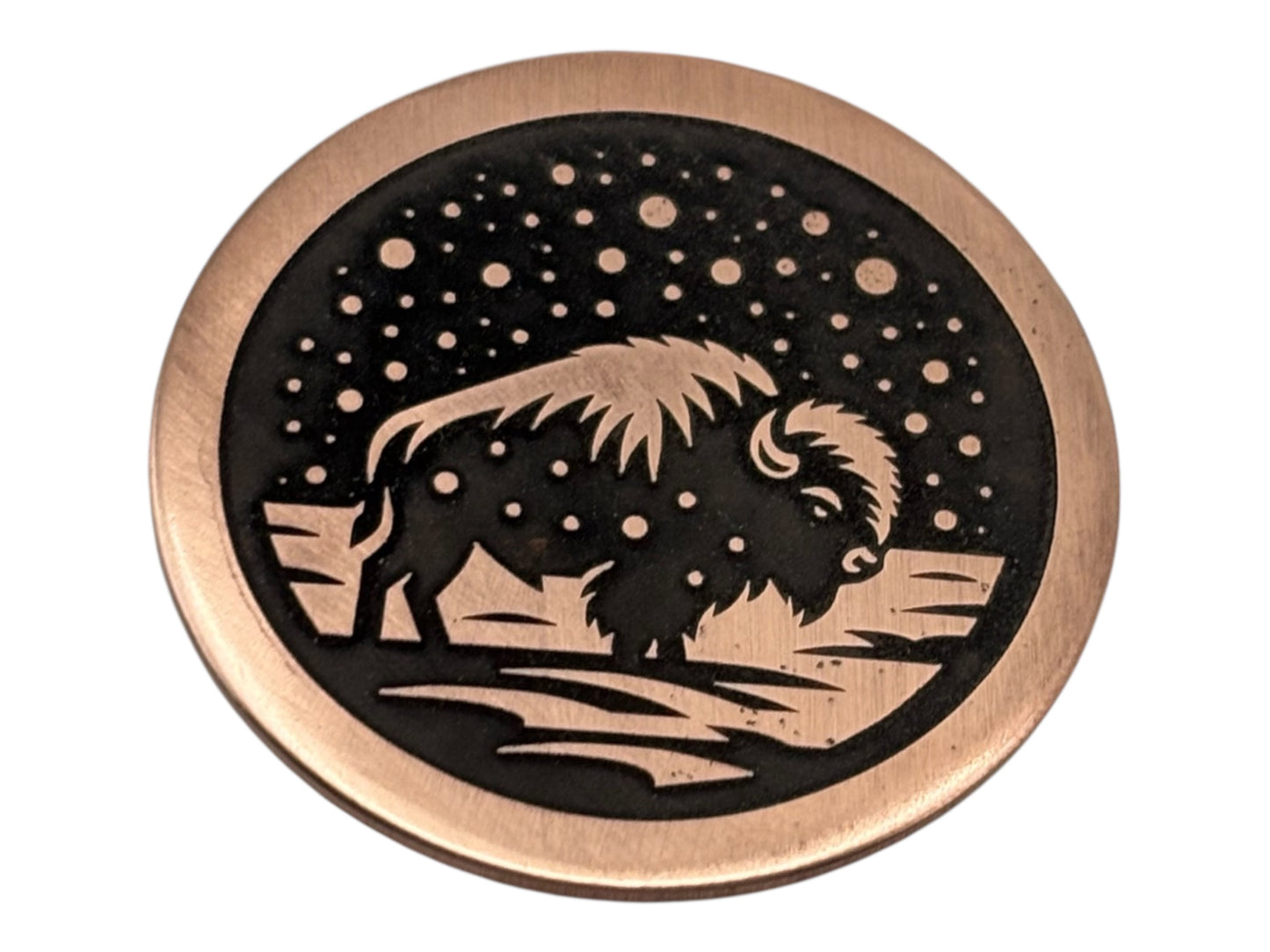 Bison Pet ID Tag
