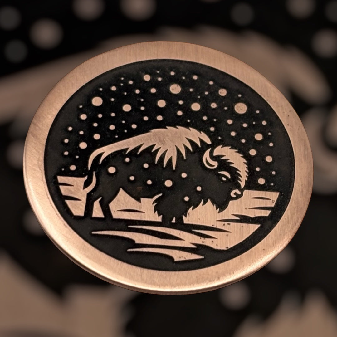 Bison Pet ID Tag