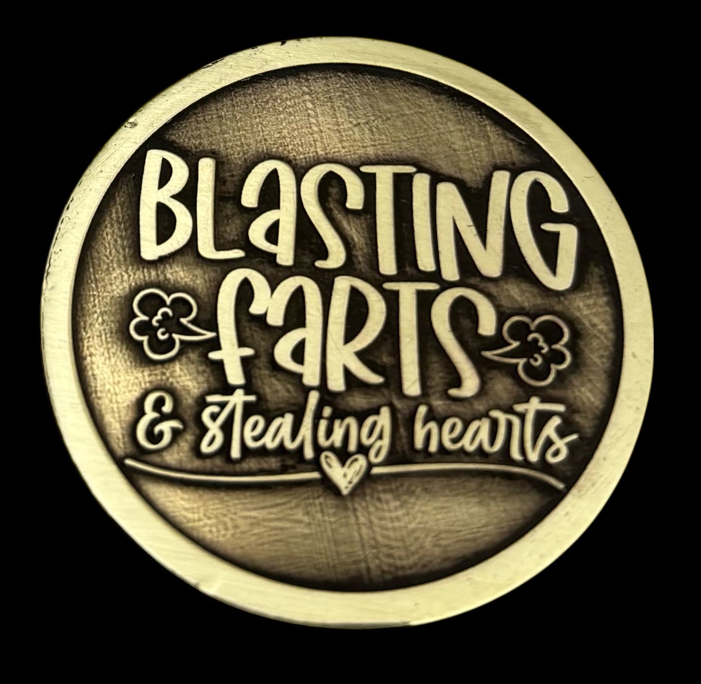 Blasting Farts and Stealing Hearts Pet ID Tag