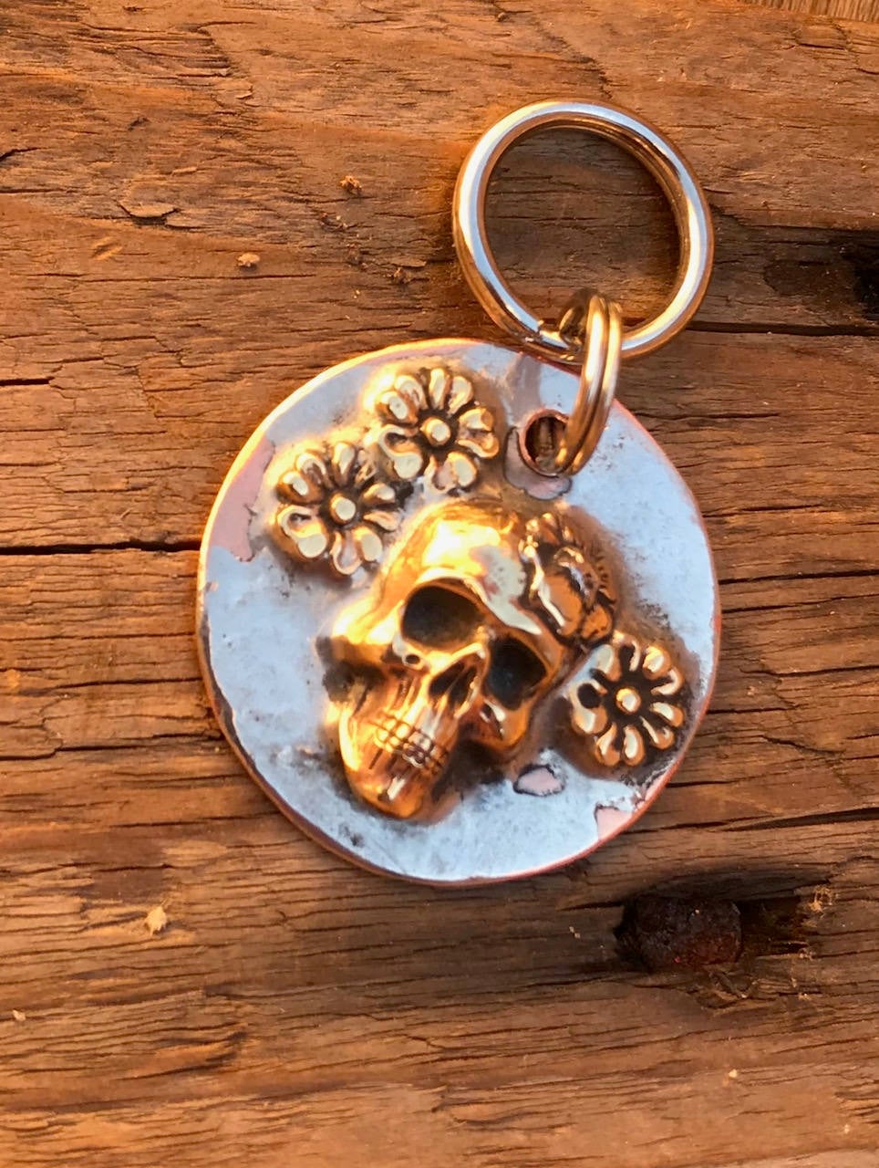 Handcrafted and customized metal pet ID tag