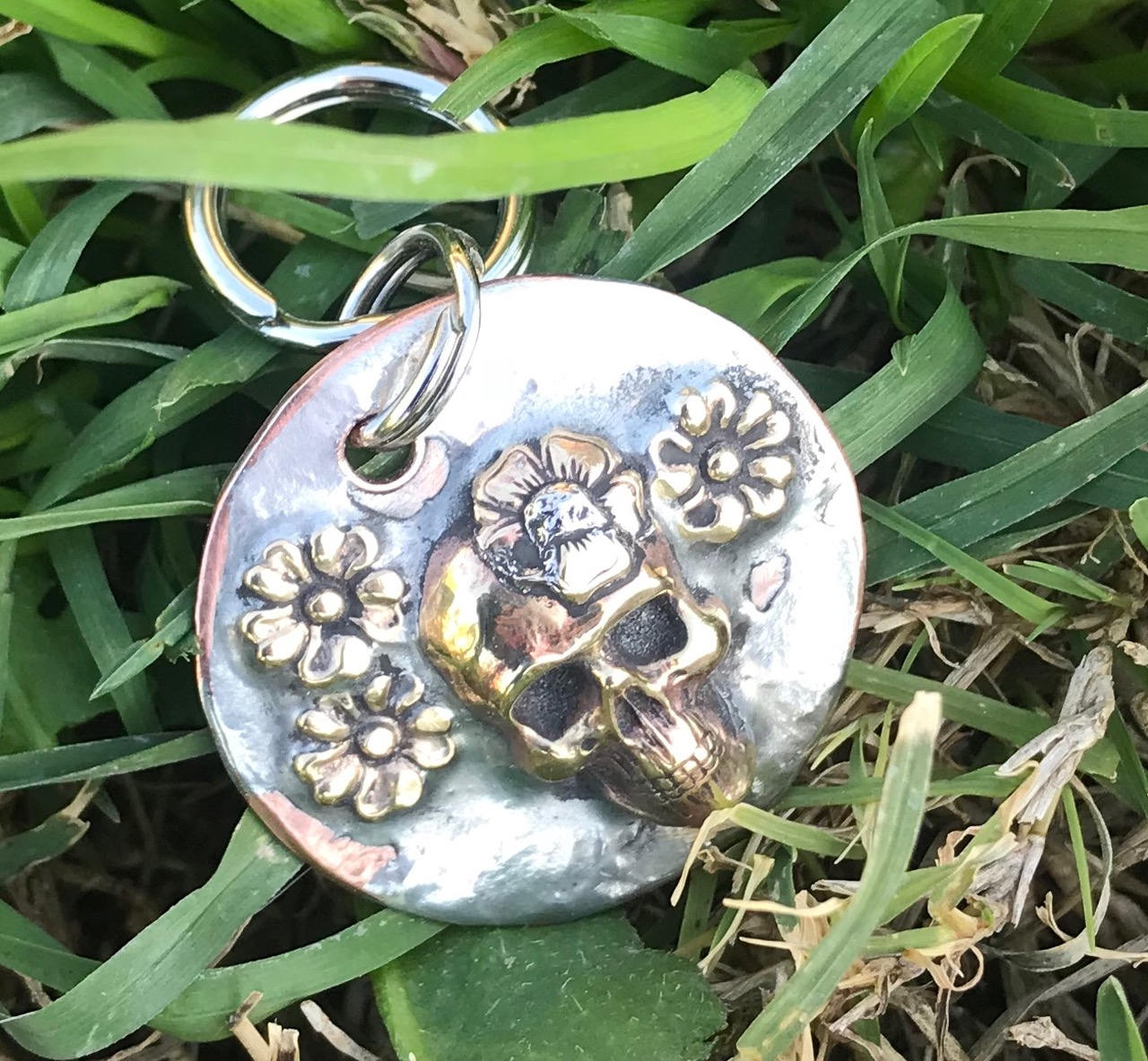 Handcrafted and customized metal pet ID tag