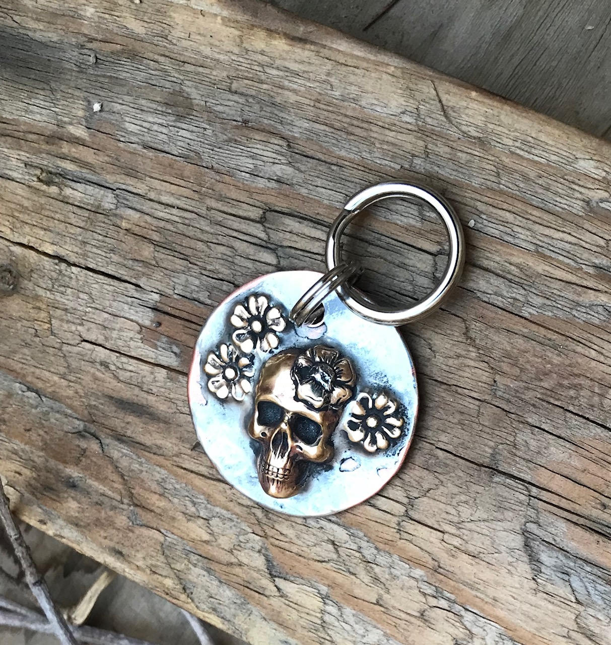 Handcrafted and customized metal pet ID tag