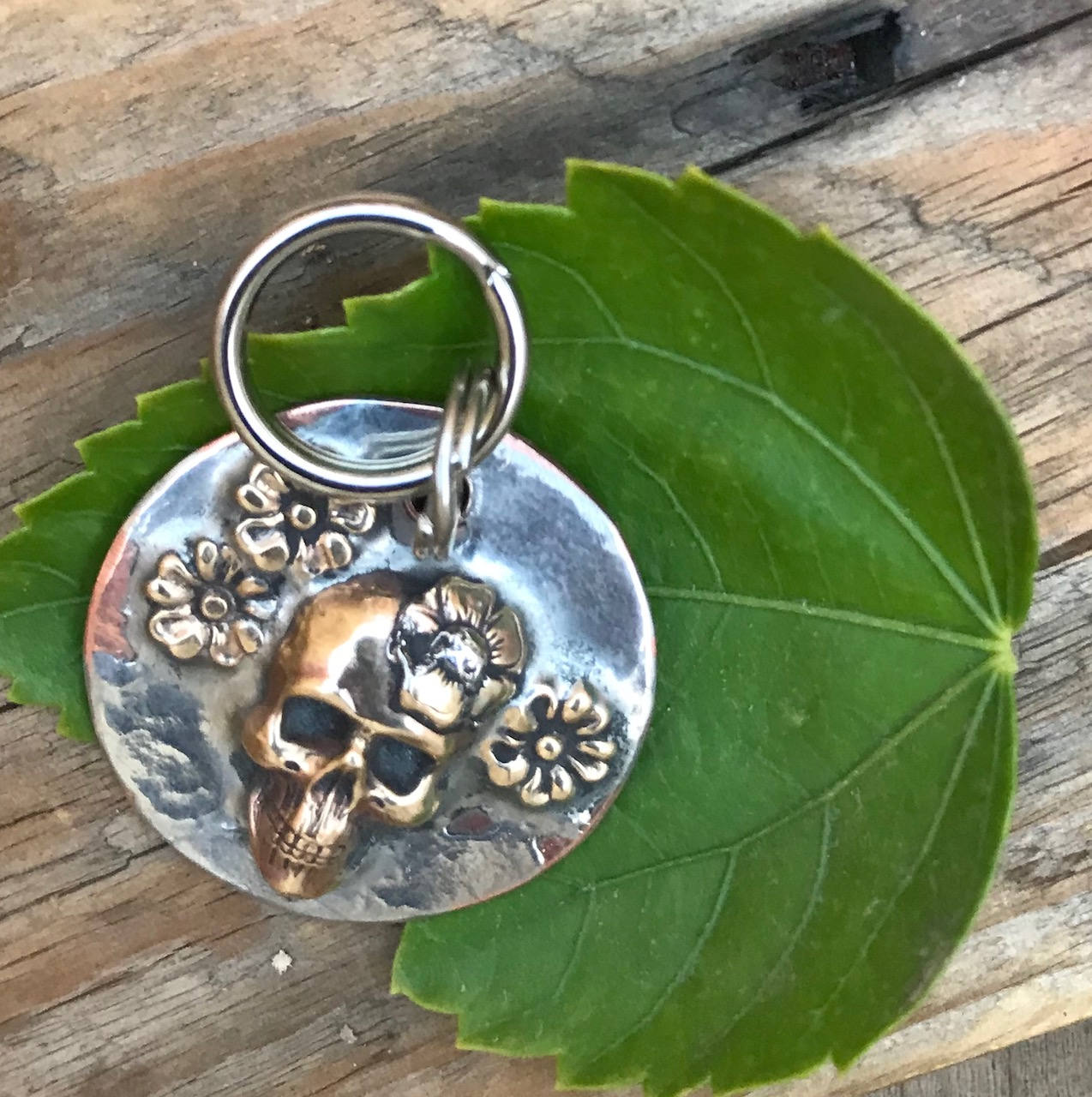 Handcrafted and customized metal pet ID tag