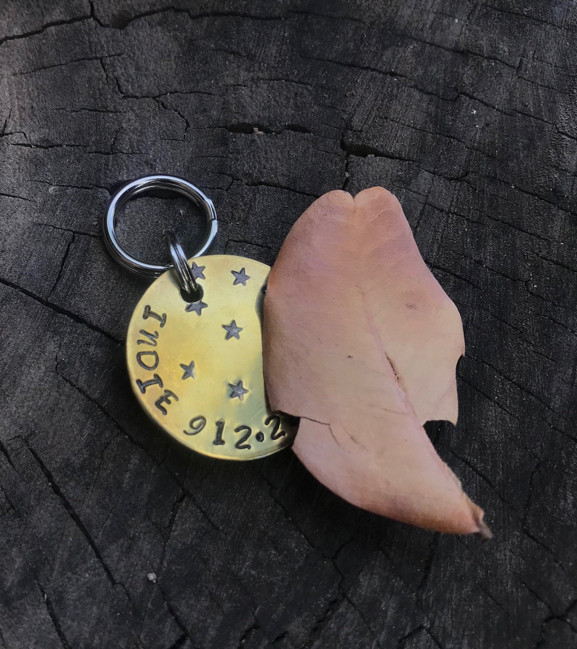 Handcrafted and customized metal pet ID tag
