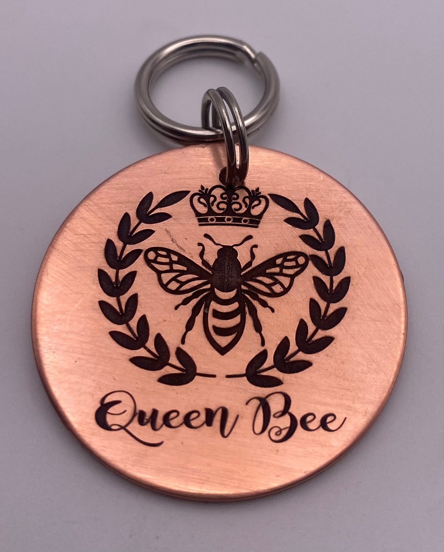 Queen Bee Pet tag