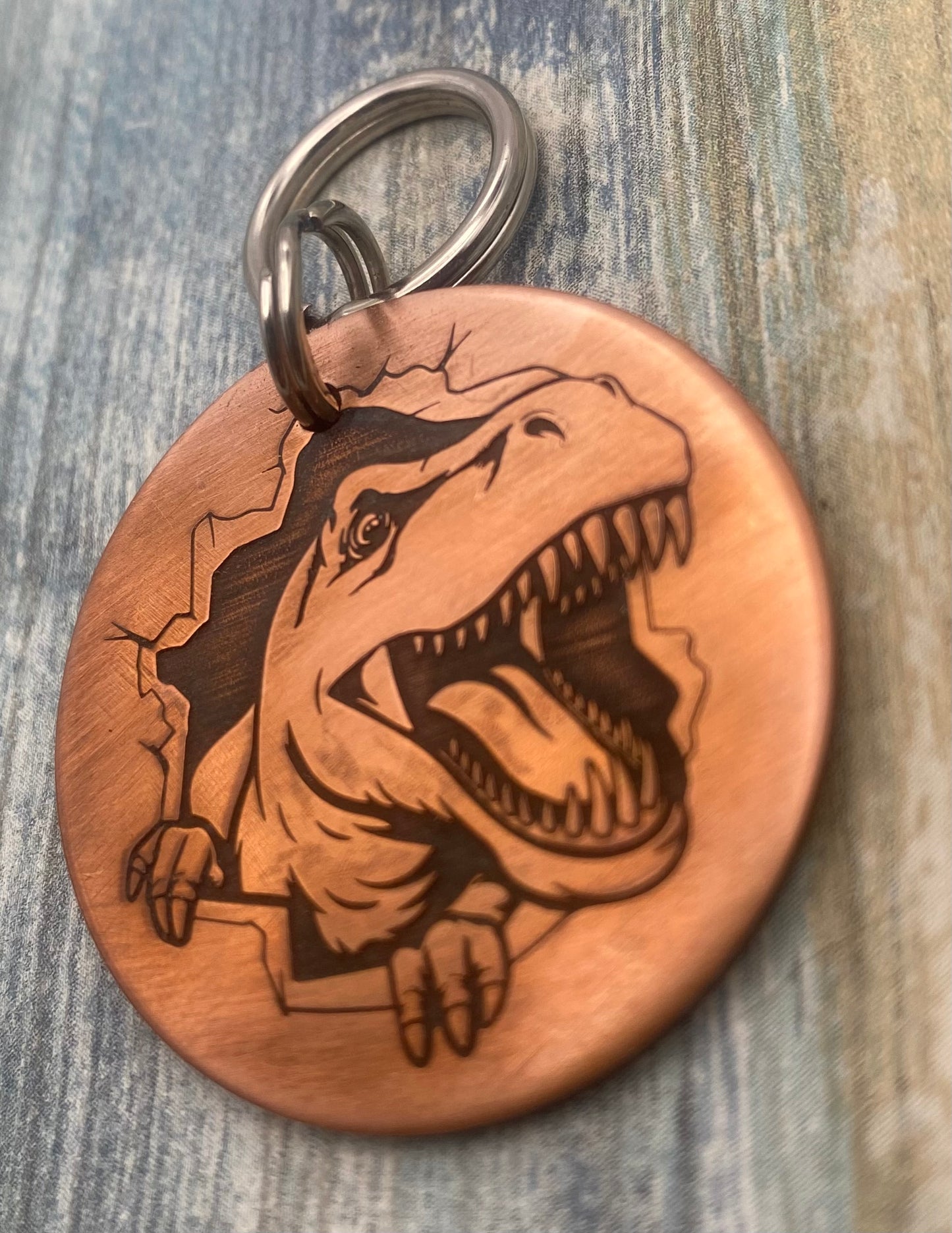 T-Rex Pet ID Tag