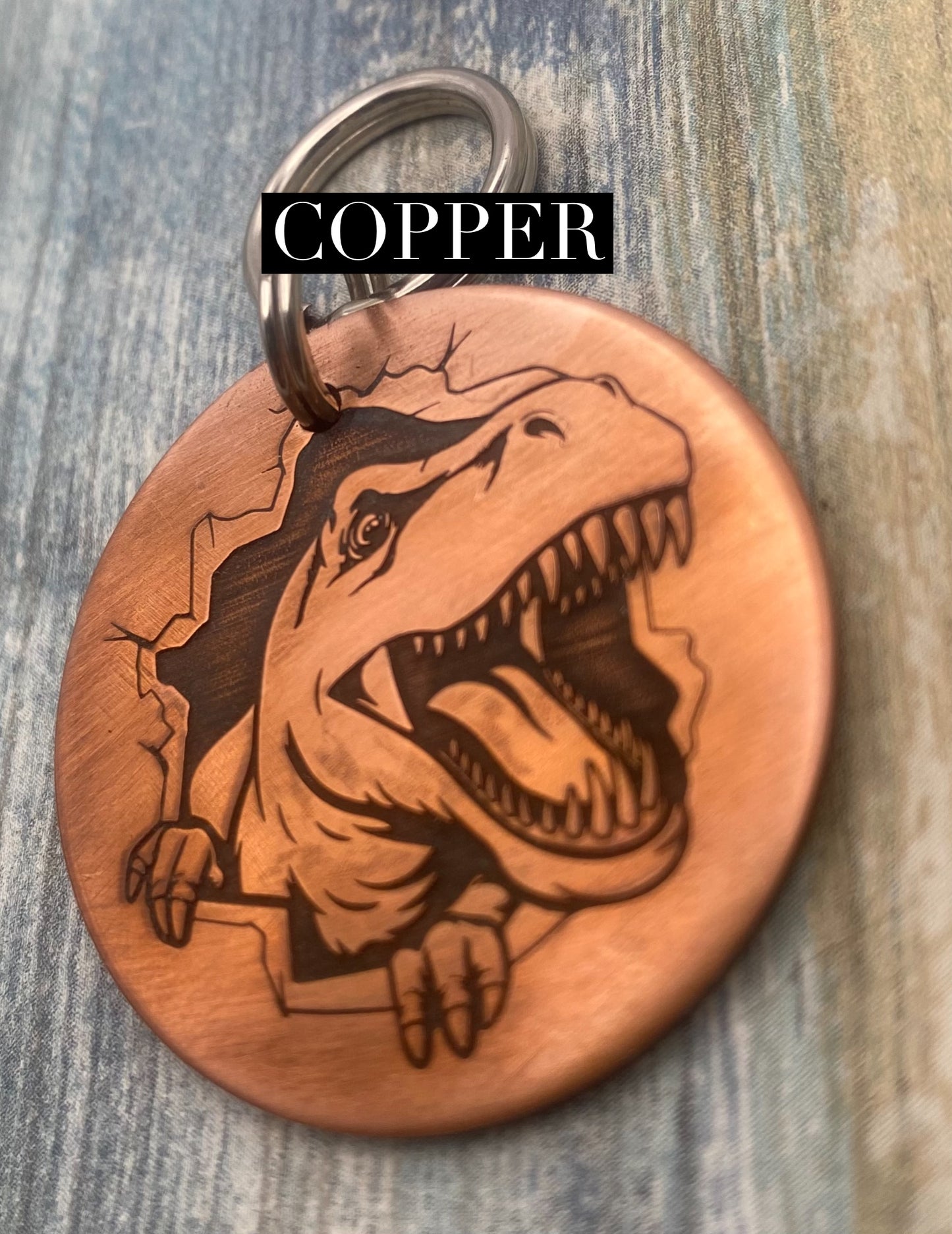 T-Rex Pet ID Tag