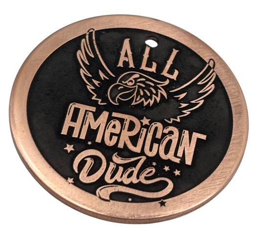 All American Dude Pet ID Tag