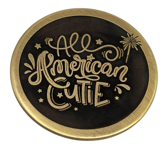 All American Cutie Patriotic Pet ID Tag
