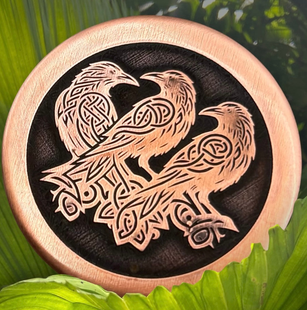 Celtic Raven Pet ID Tag