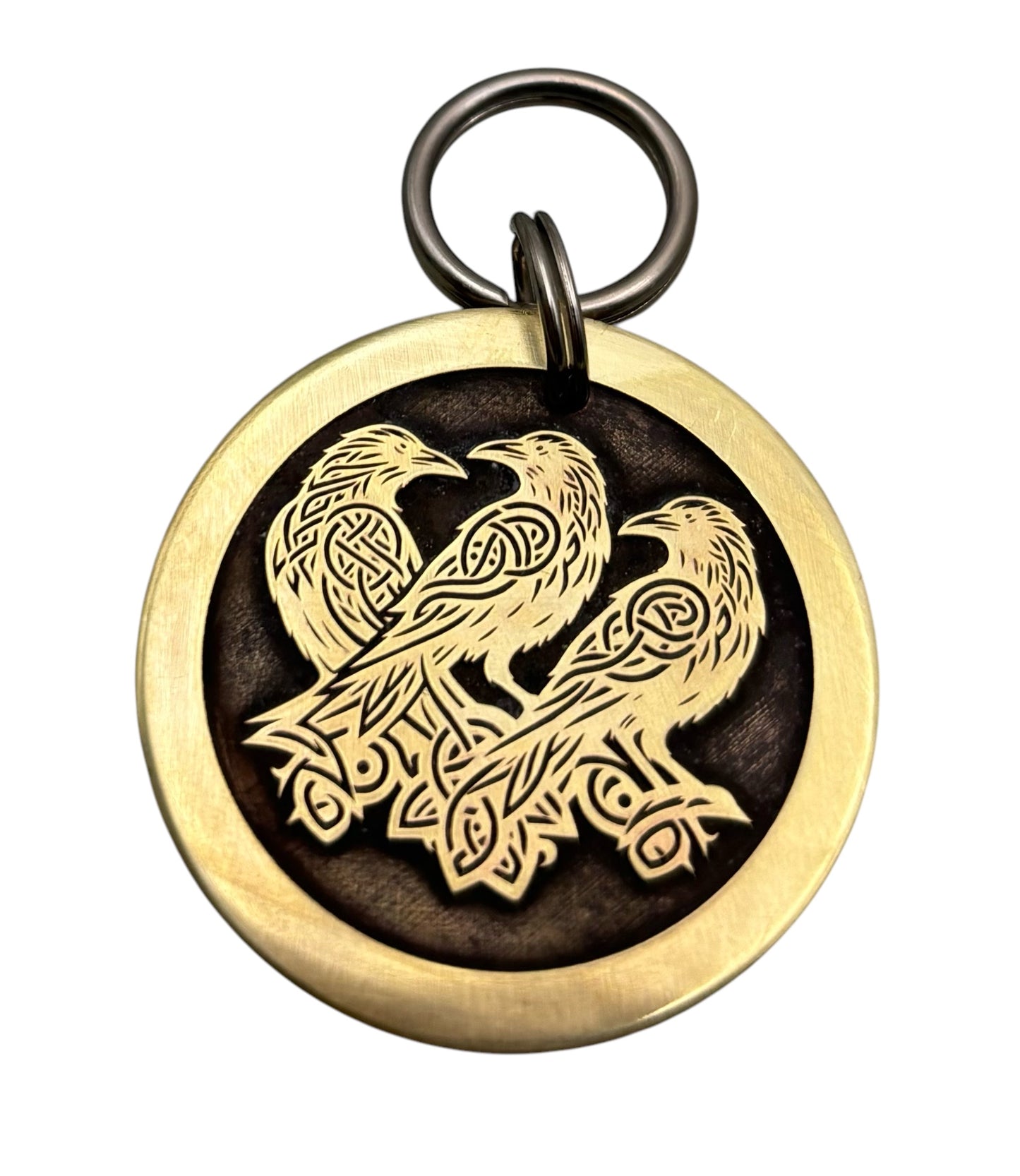 Celtic Raven Pet ID Tag