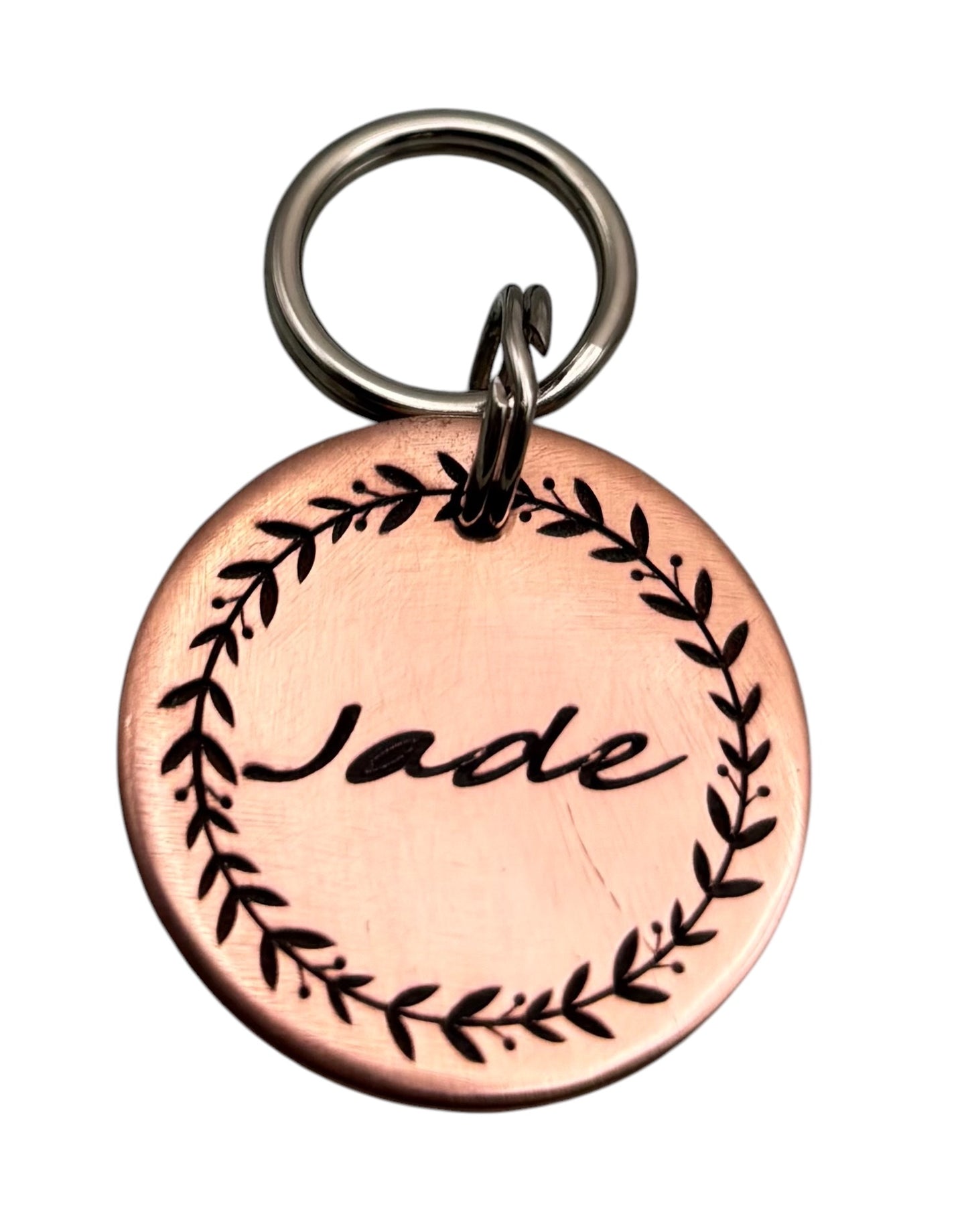 Garden Wreath Pet ID Tag