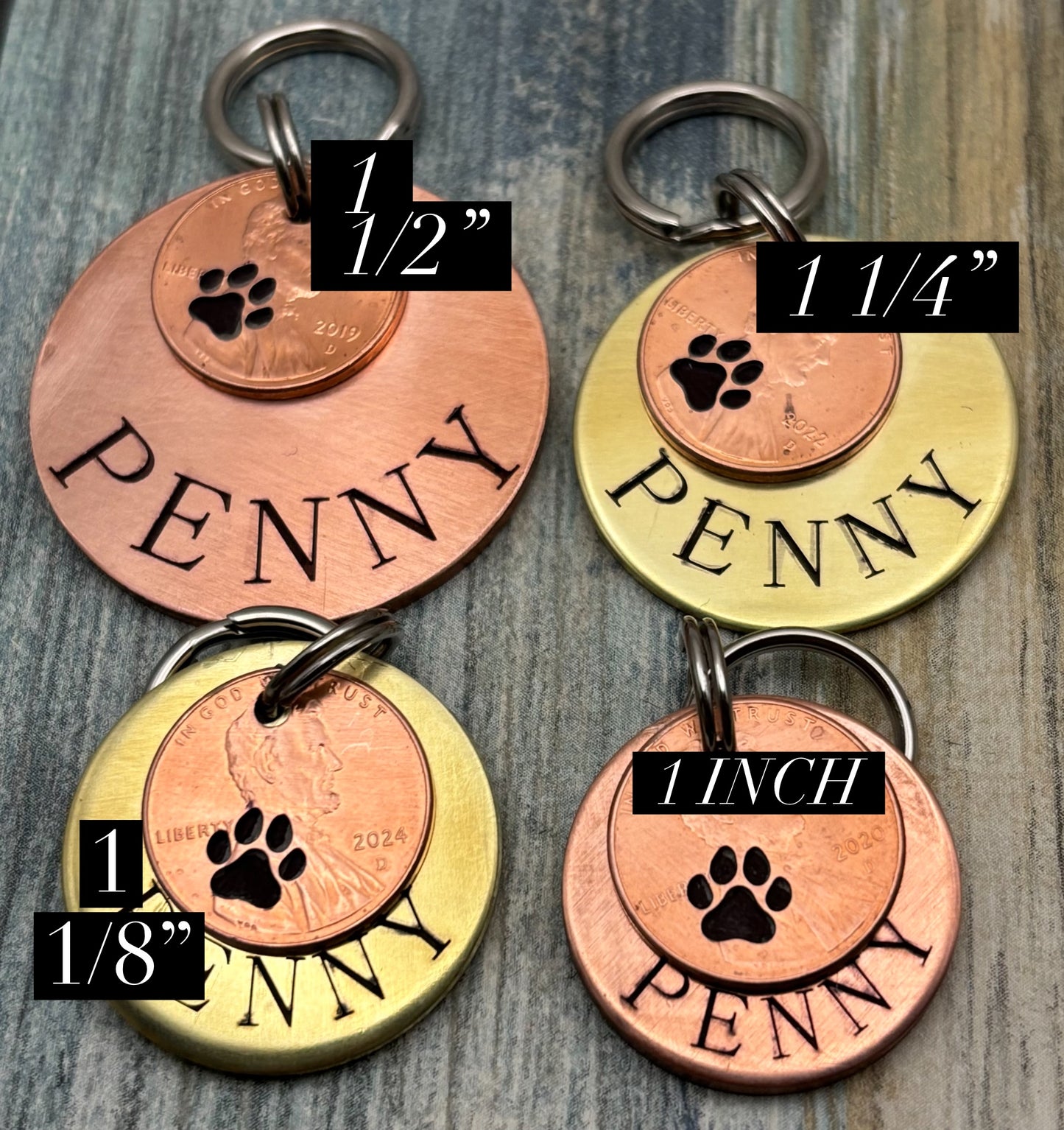 Penny Pet tag