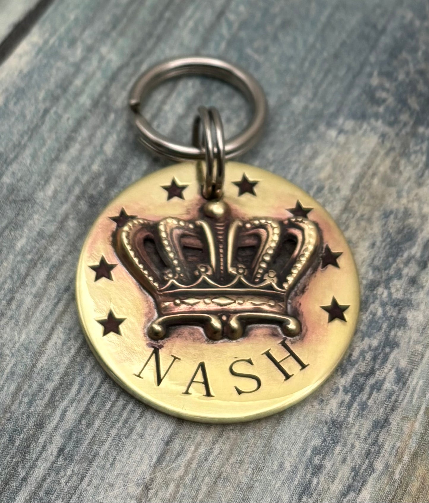 Crown Pet ID Tag