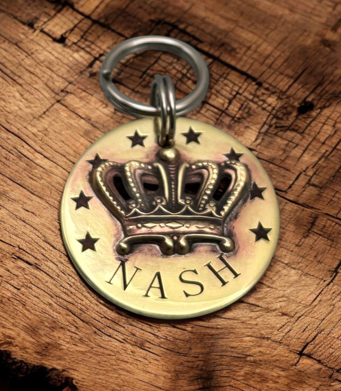 Crown Pet ID Tag