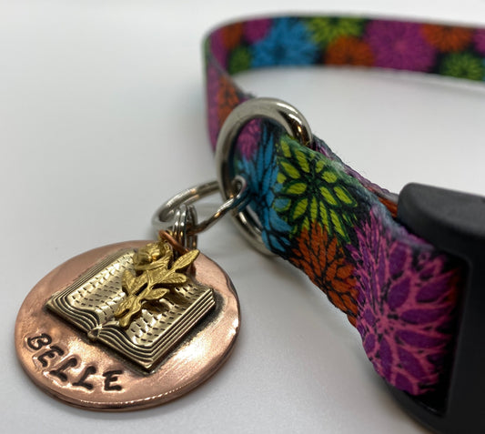 Handcrafted and customized metal pet ID tag
