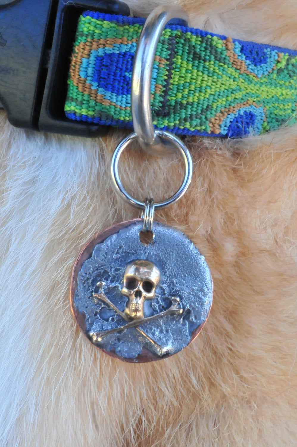 Handcrafted and customized metal pet ID tag