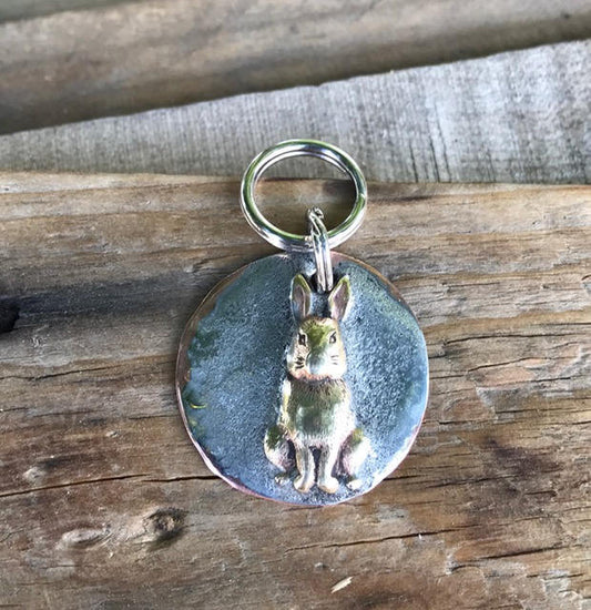 Handcrafted and customized metal pet ID tag